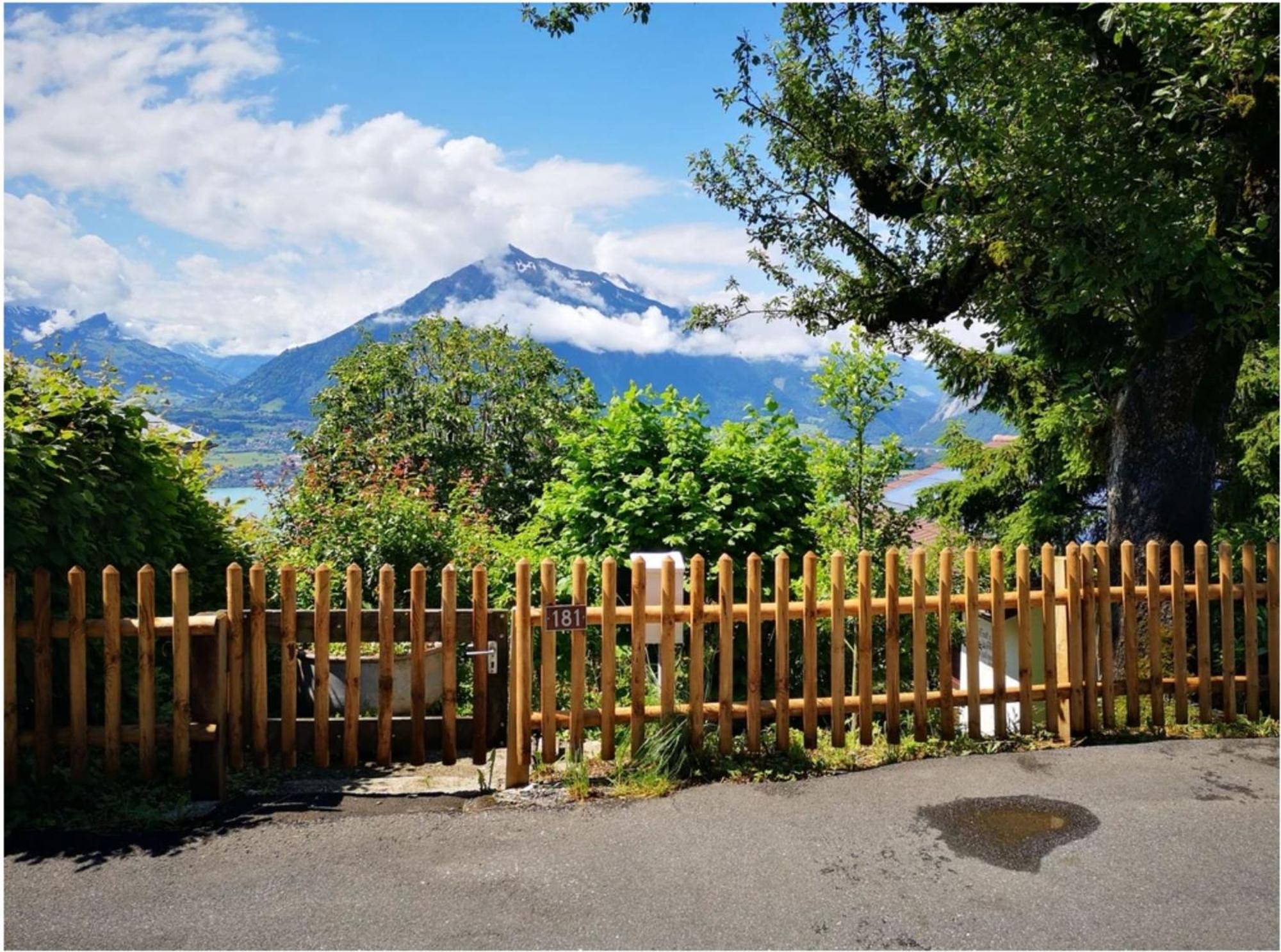 Chalet With View Of The Mountains And The Thun Lake Sigriswil Eksteriør billede