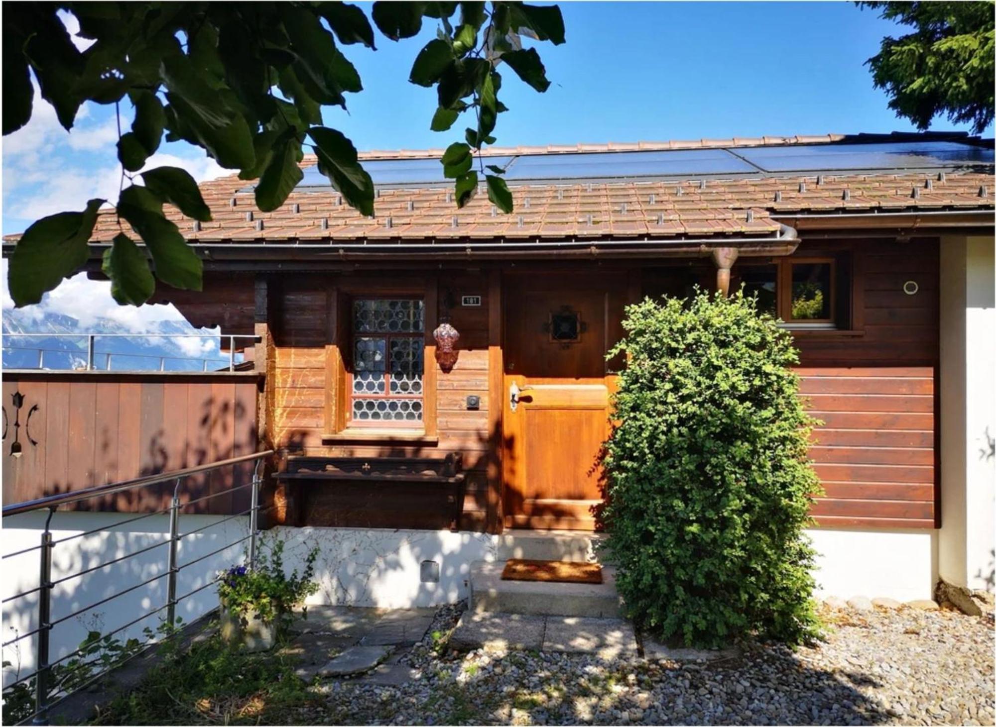 Chalet With View Of The Mountains And The Thun Lake Sigriswil Eksteriør billede