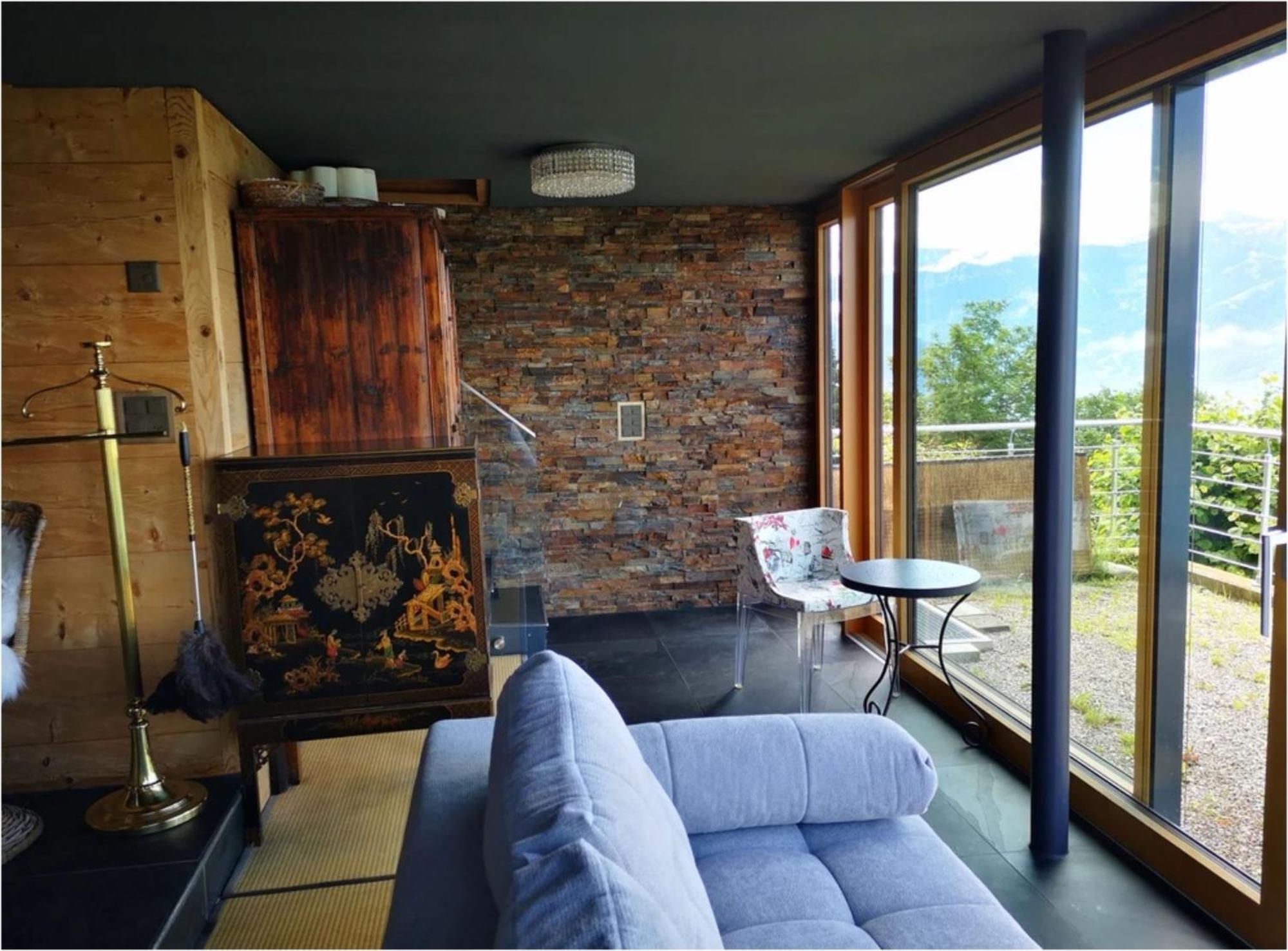 Chalet With View Of The Mountains And The Thun Lake Sigriswil Eksteriør billede